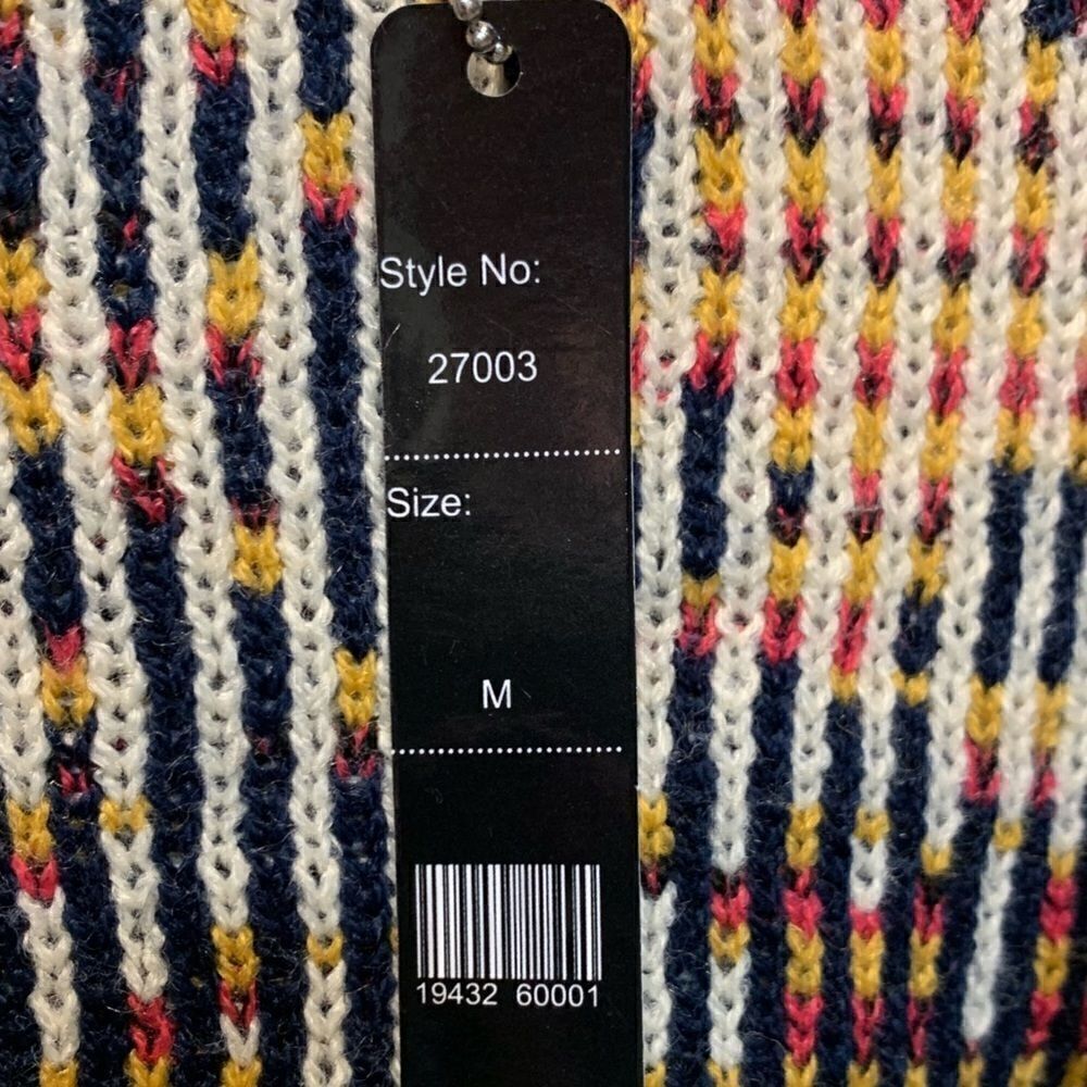 NWT Icy Fashion Sweaters Aztec Print Open Cardigan size M - Picture 11 of 12